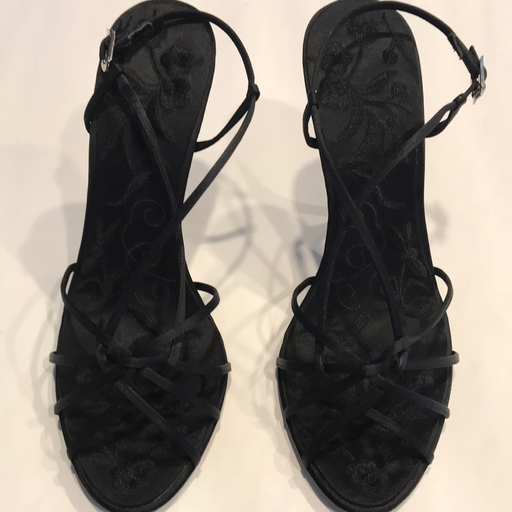 Badgley Mischka ,satin heels